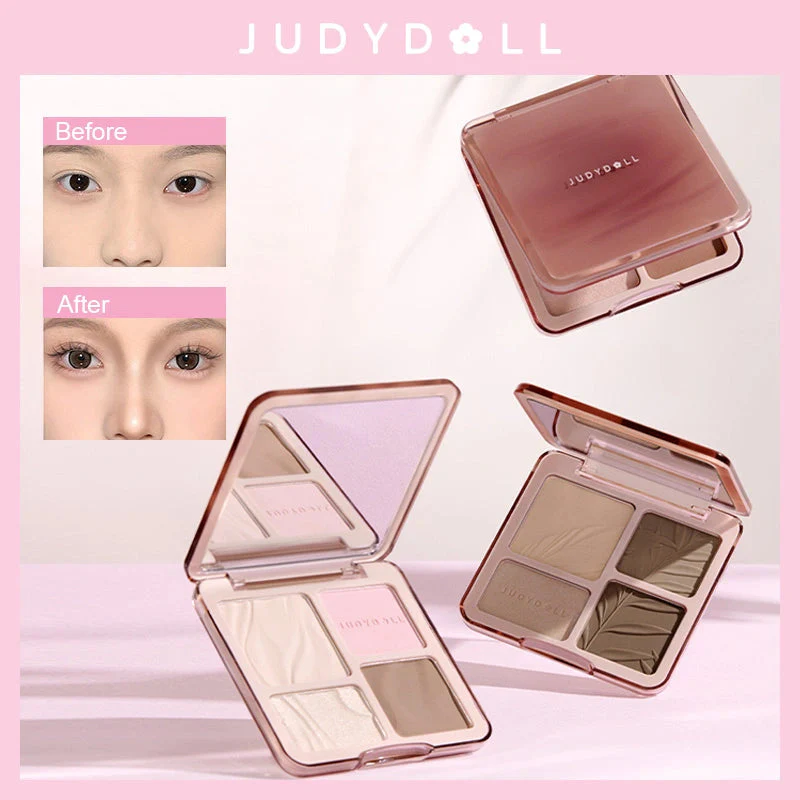 2 IN 1 Highlighter Contour Palette - Image 4