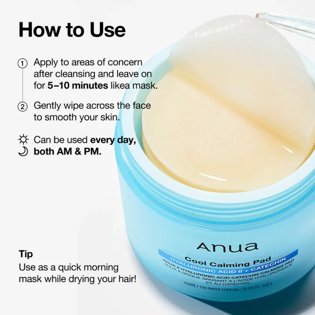 8 Hyaluronic Acid Catechin Calming Pad - Image 8