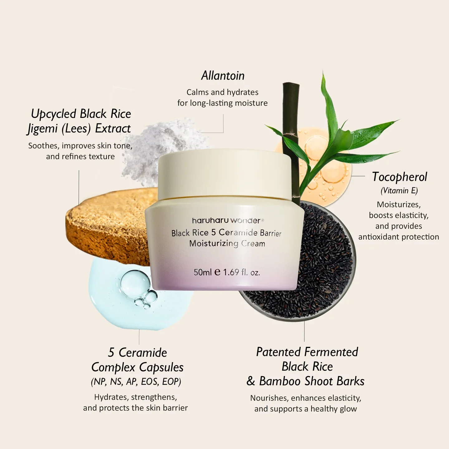 Black Rice 5 Ceramide Barrier Moisturizing Cream - Image 5