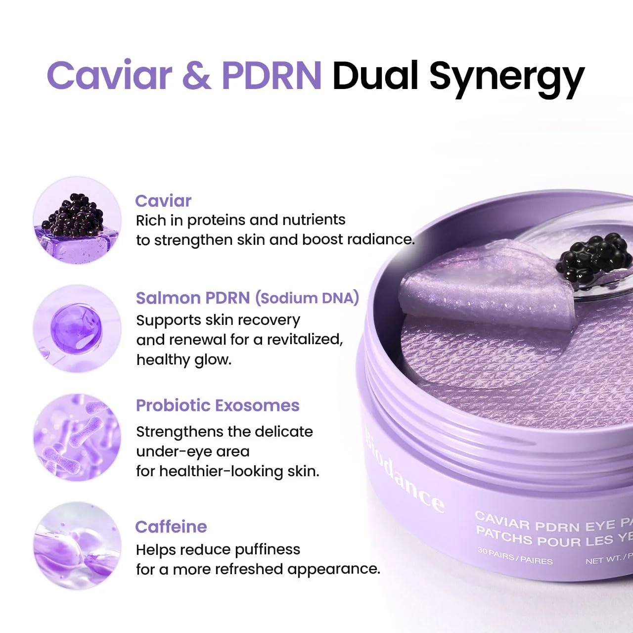 Caviar PDRN Eye Patches - Image 2