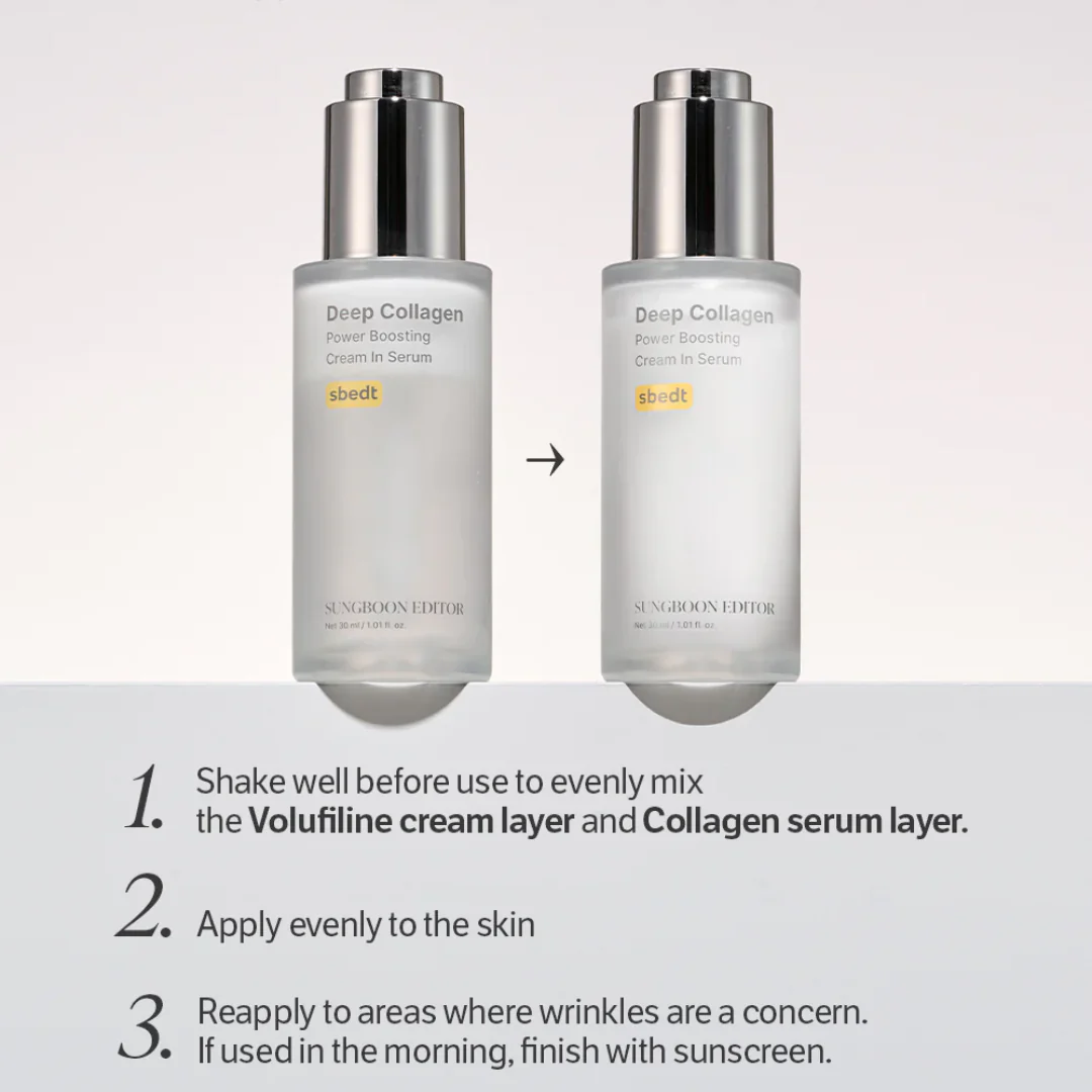 Deep Collagen Power Boosting Cream In Serum - Image 5