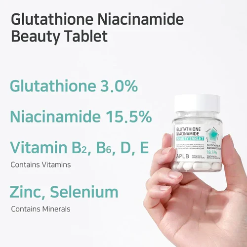 Glutathione Niacinamide Beauty Tablet - Image 3