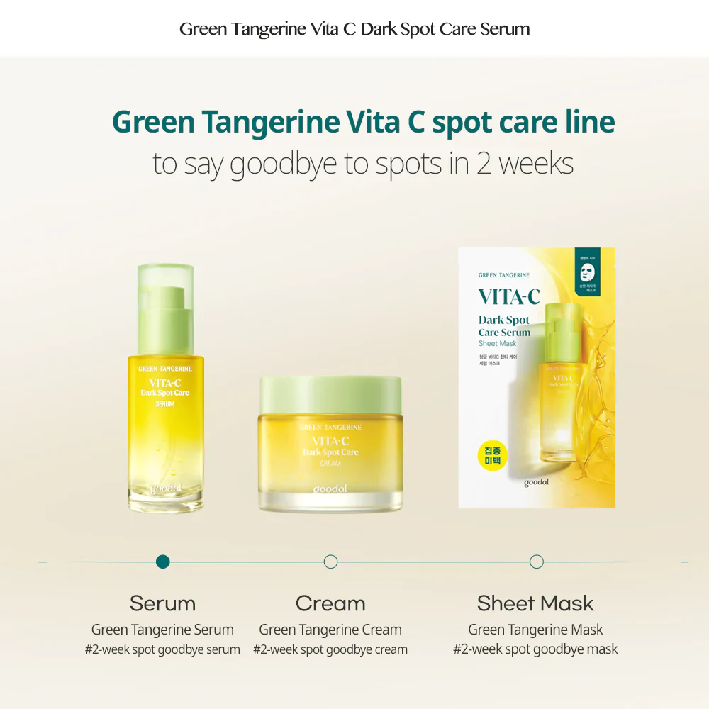 Green Tangerine Vita C Dark Spot Care Serum Mask - Image 3