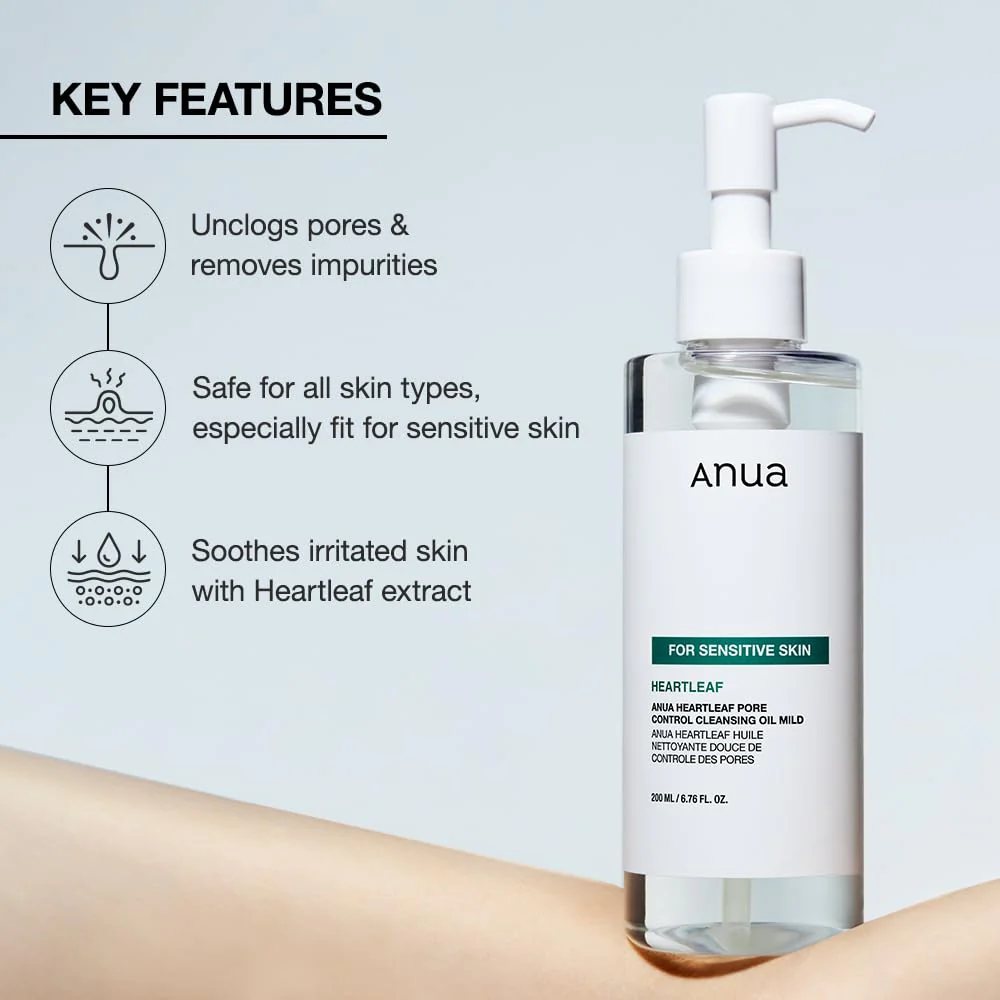 Heartleaf Pore Control Cleansing Oil Mild - Image 3