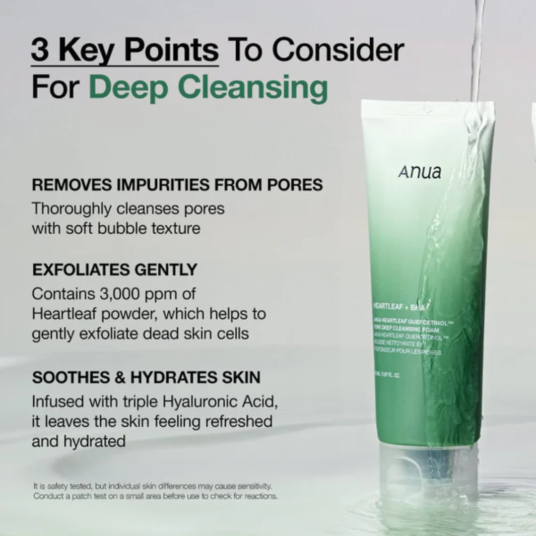 Heartleaf Quercetinol Pore Deep Cleansing Foam - Image 4