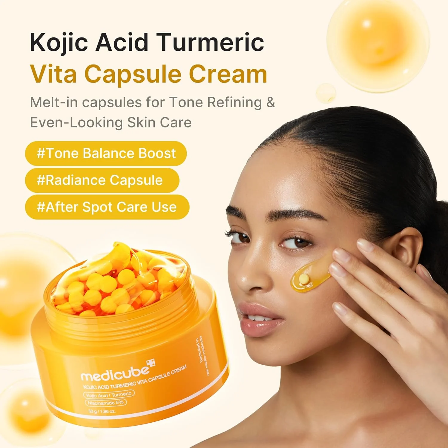 Kojic Acid Turmeric Vita Capsule Cream - Image 3