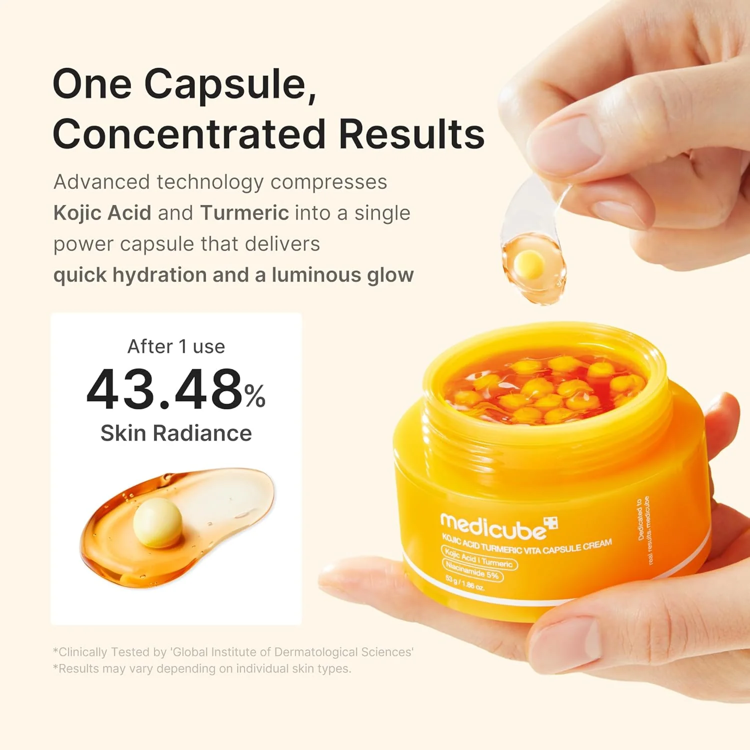 Kojic Acid Turmeric Vita Capsule Cream - Image 5