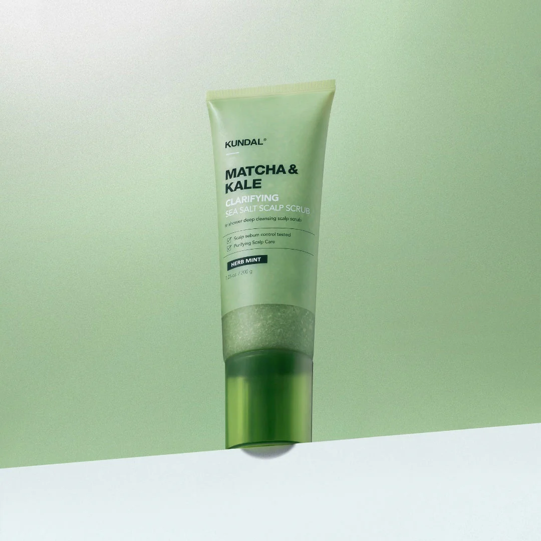 Matcha & Kale Clarifying Sea Salt Scalp Scrub - Image 2