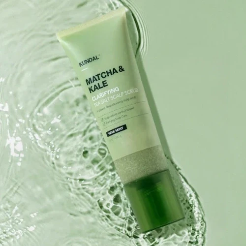 Matcha & Kale Clarifying Sea Salt Scalp Scrub - Image 3