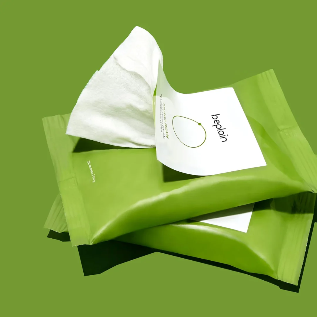 Mung Bean pH-balanced Facial Cleansing Wipes - Image 3