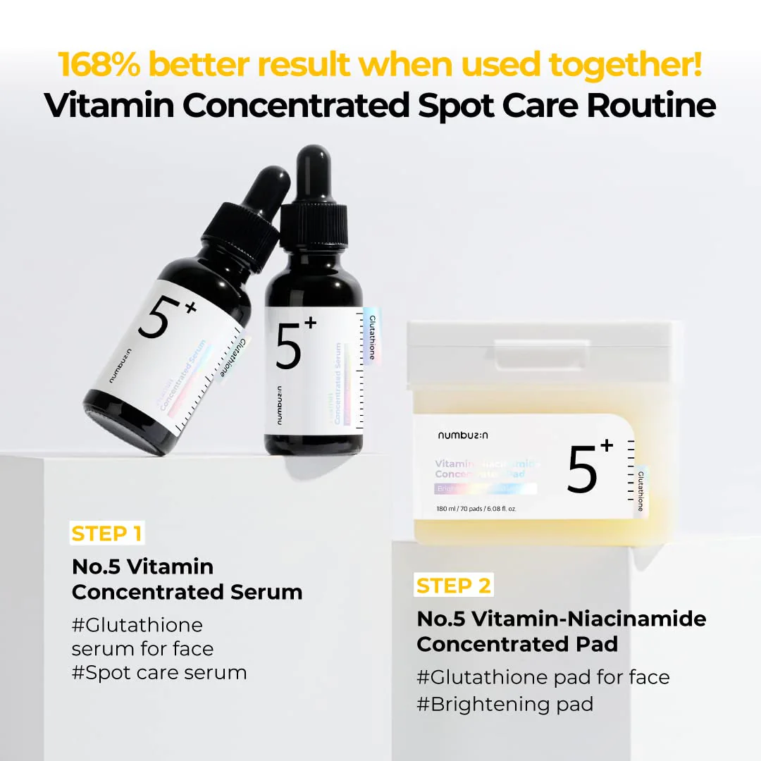 No.5 Vitamin Niacinamide Concentrated Toner Pad - Image 3