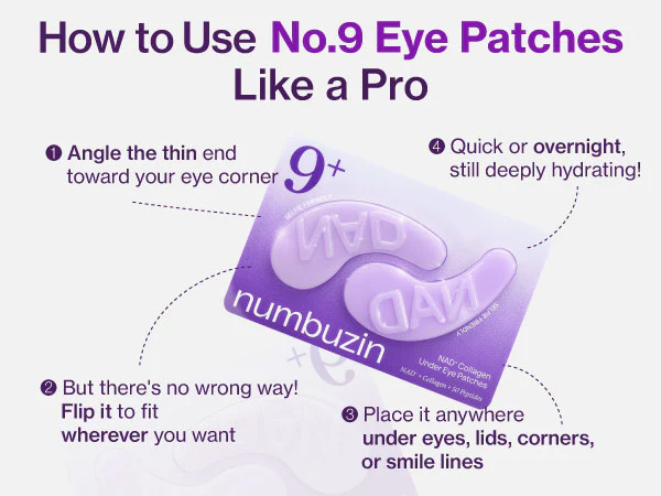 No.9 NAD+ Collagen Under Eye Patches - Image 5