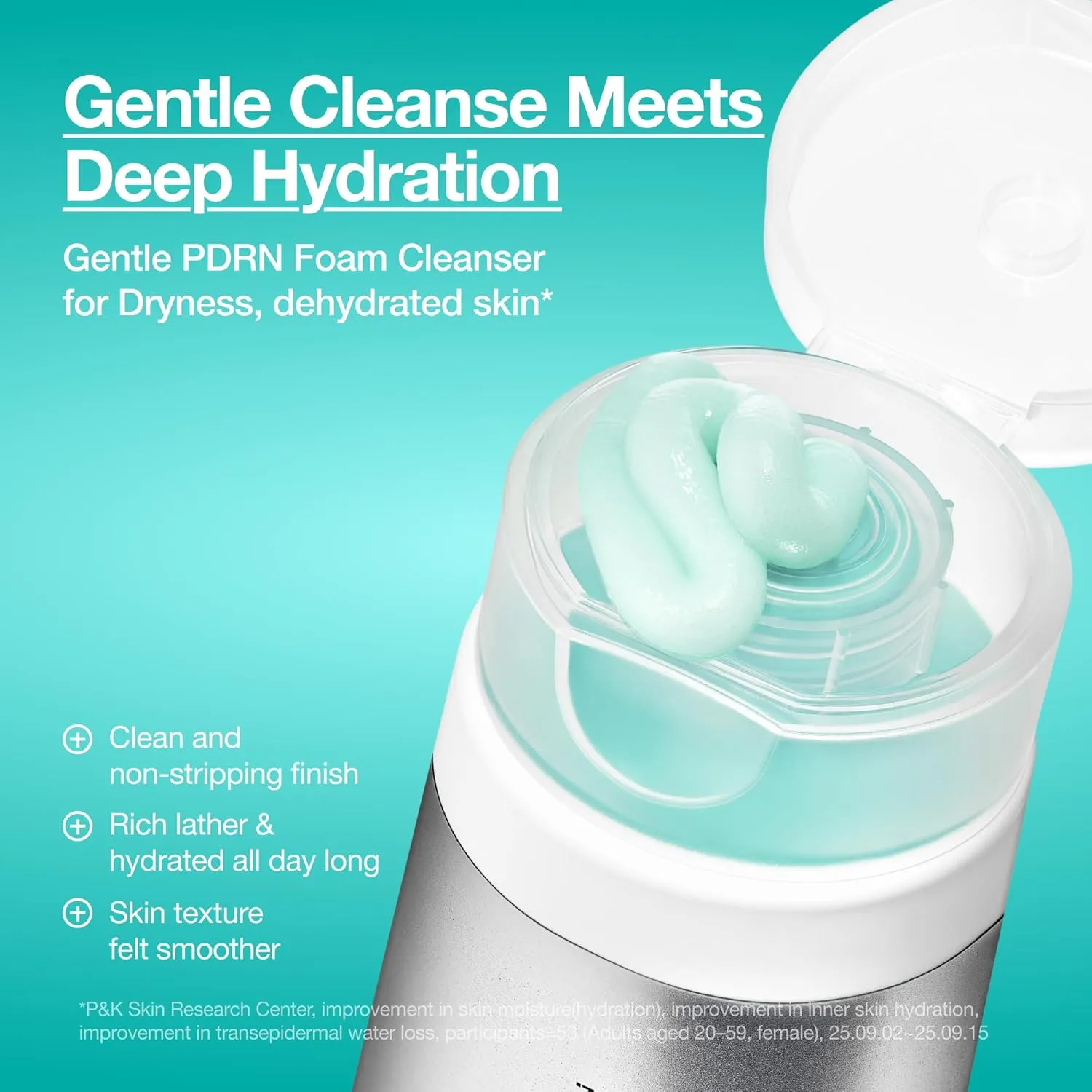 PDRN Hyaluronic Acid Moisturizing Cleansing Foam - Image 3