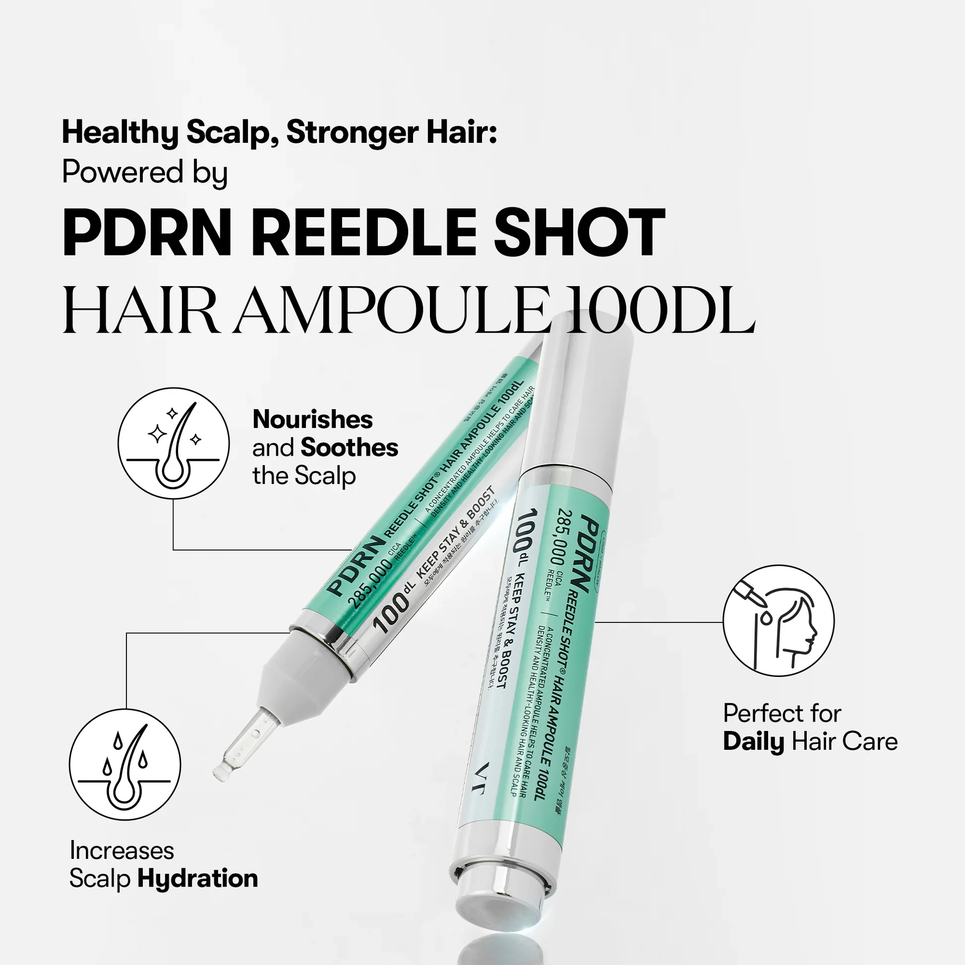 PDRN Reedle Shot Hair Ampoule 100dL - Image 3