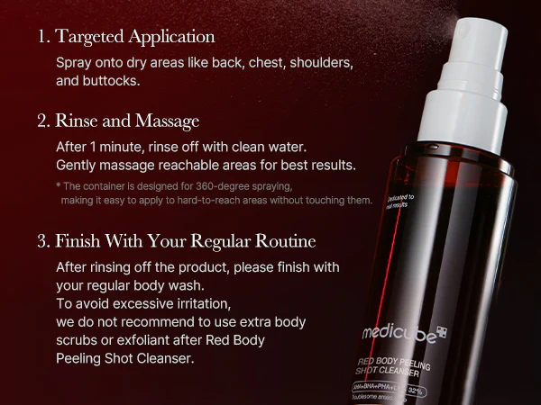 Red Acne Body Peeling Shot - Image 4