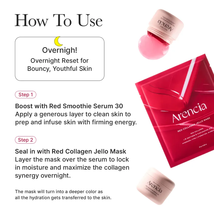 Red Collagen Jello Mask Set - Image 6