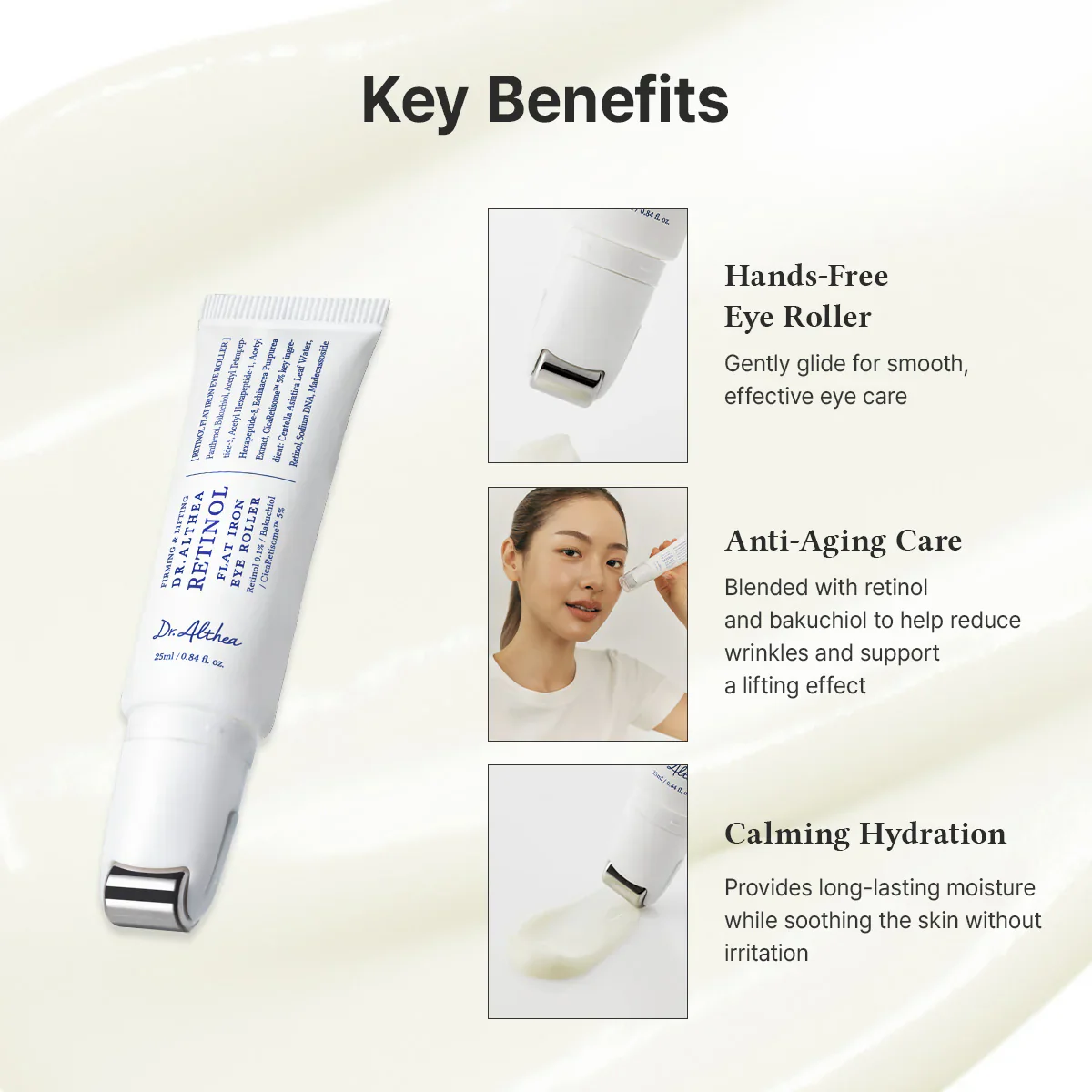 Retinol Flat Iron Eye Roller - Image 5