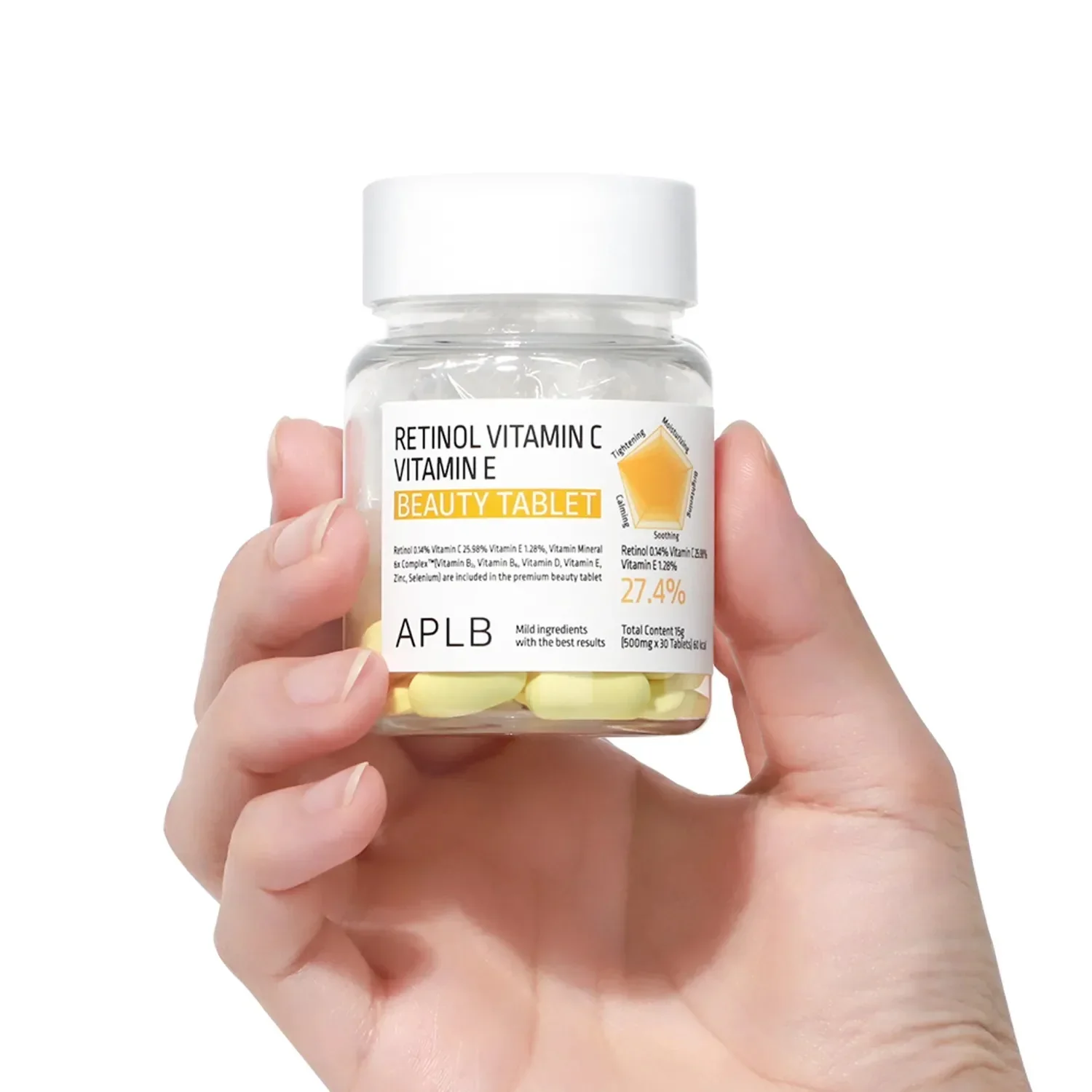 Retinol Vitamin C Vitamin E Beauty Tablet - Image 3