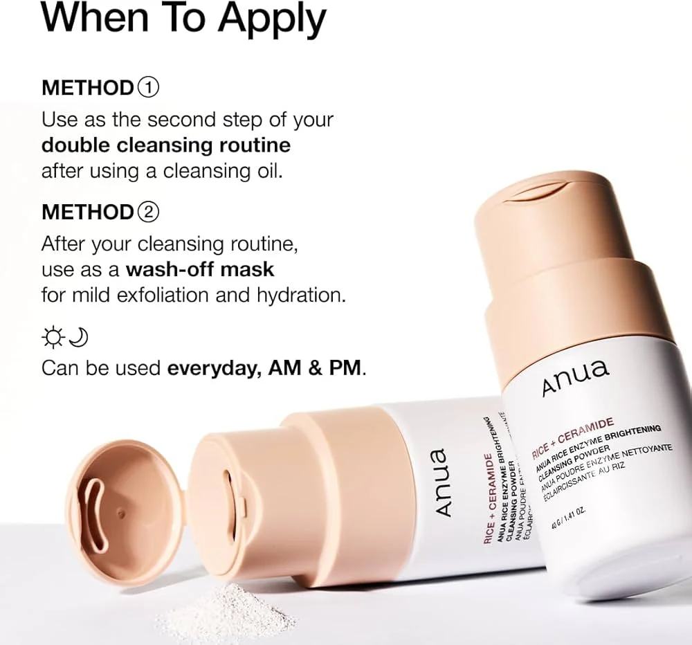 Rice Enzyme Brightening Cleansing Powder - Image 4