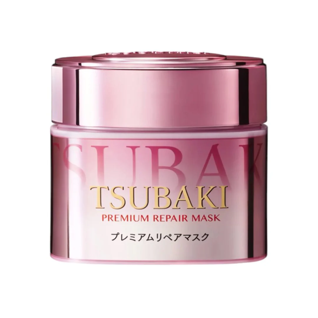 Tsubaki Premium Repair Mask Pink Camellia Japan Edition