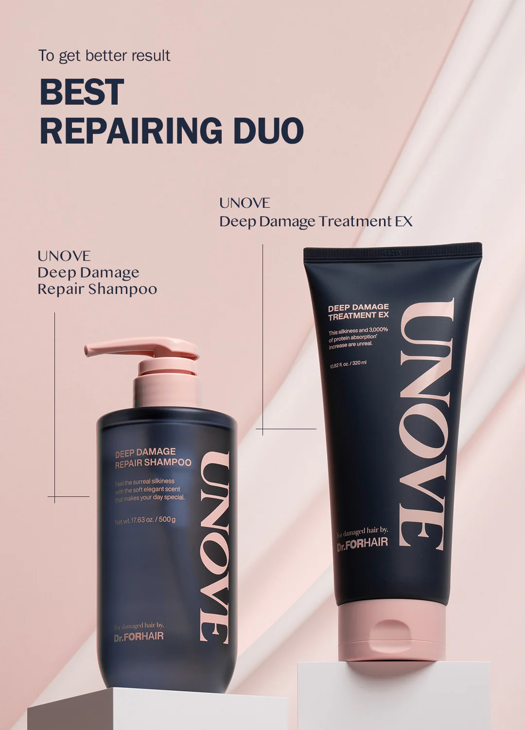 UNOVE Deep Damage Treatment EX Jumbo - 2 Scents - Image 3