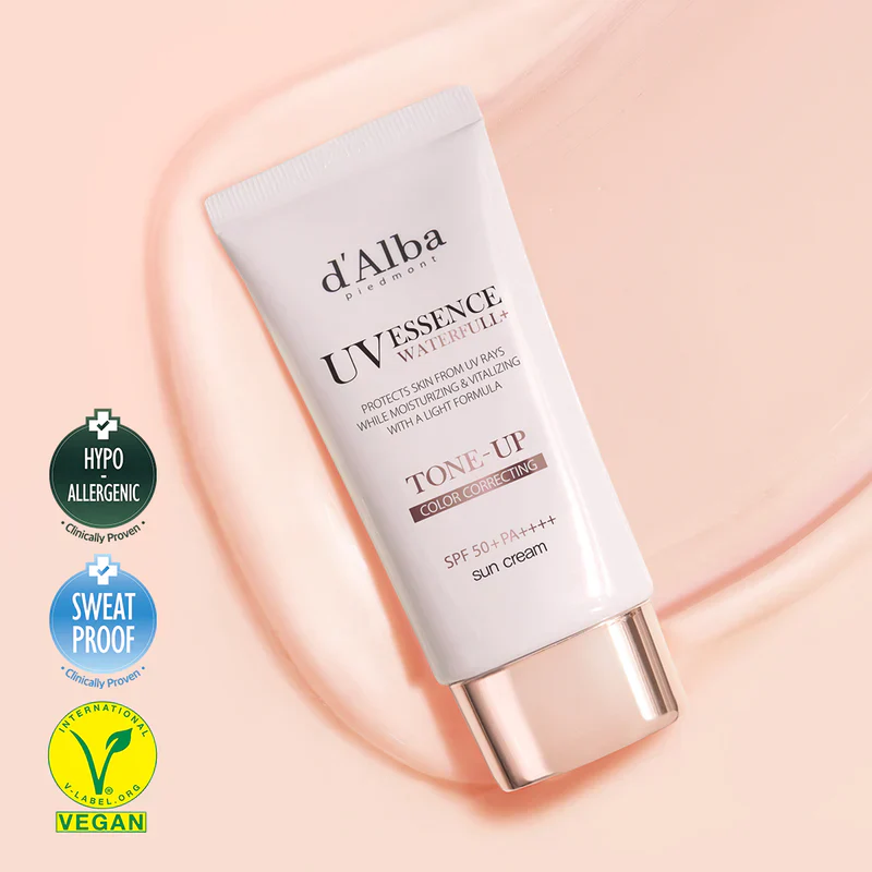 Waterfull Tone-Up Sun Cream (Pink) - Image 2