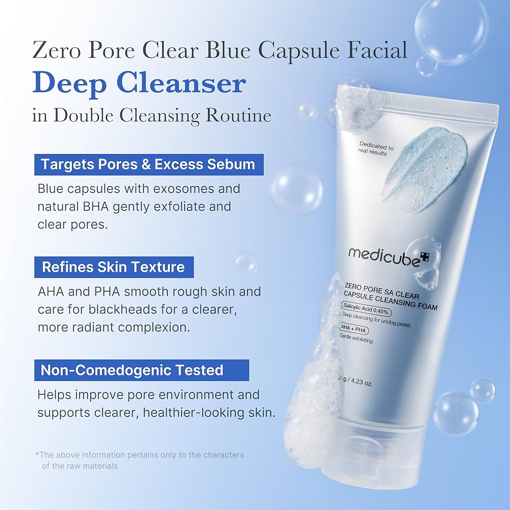 Zero Pore SA Clear Capsule Cleansing Foam - Image 2